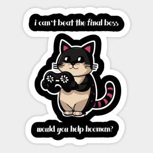 Cat Gaming Sticker